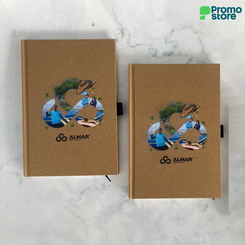 Vista previa de Libreta Kraft Pasta Dura 14,5x21cm 6