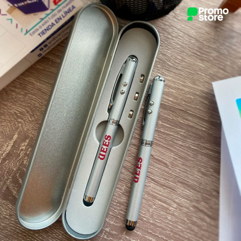 Vista previa de Bolígrafo Laser Filpi con caja elegante 2