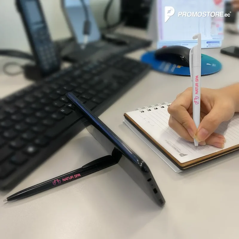 Vista previa de Bolígrafo Multifuncional para Empresas con Porta Celular 6