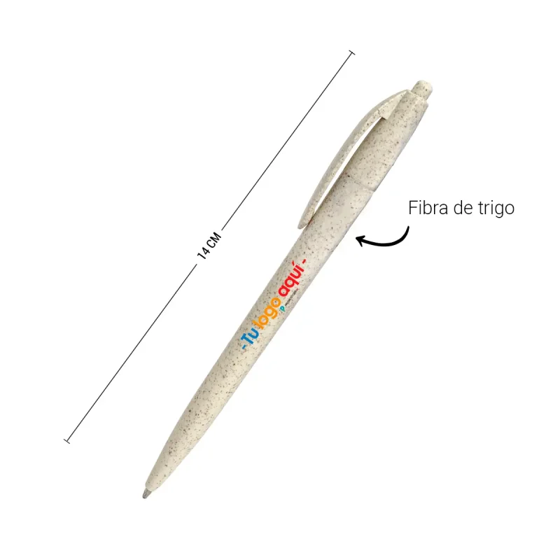 Vista previa de Bolígrafo Biodegradable de Avena 3