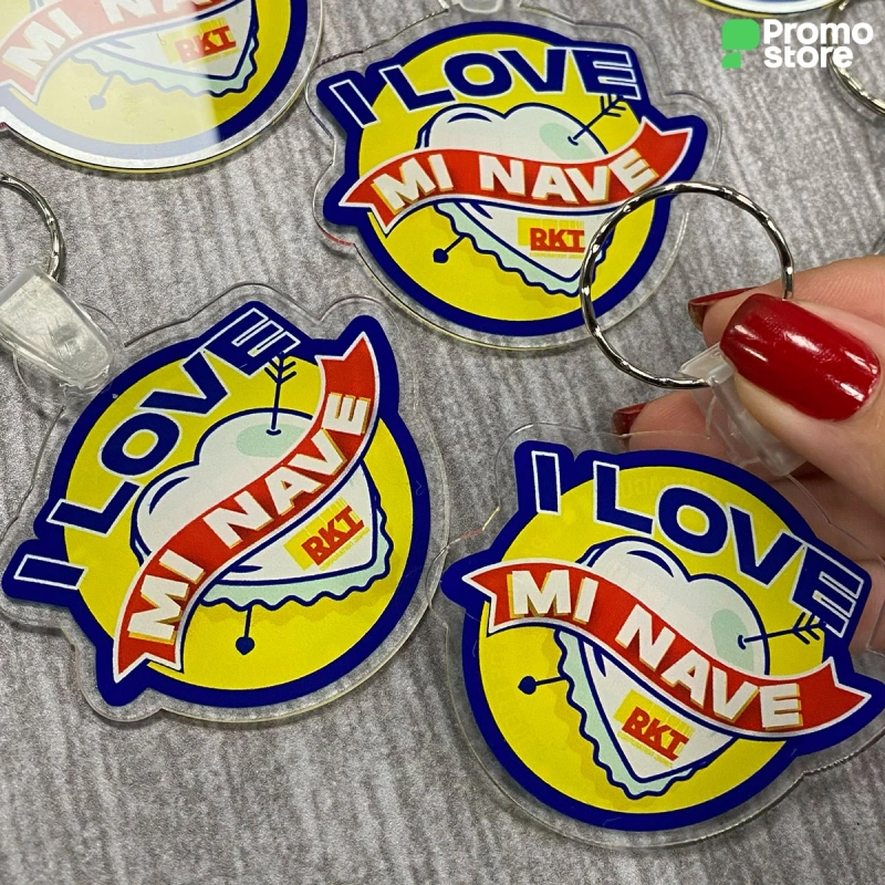 Vista previa de Llavero Acrílico personalizado 3