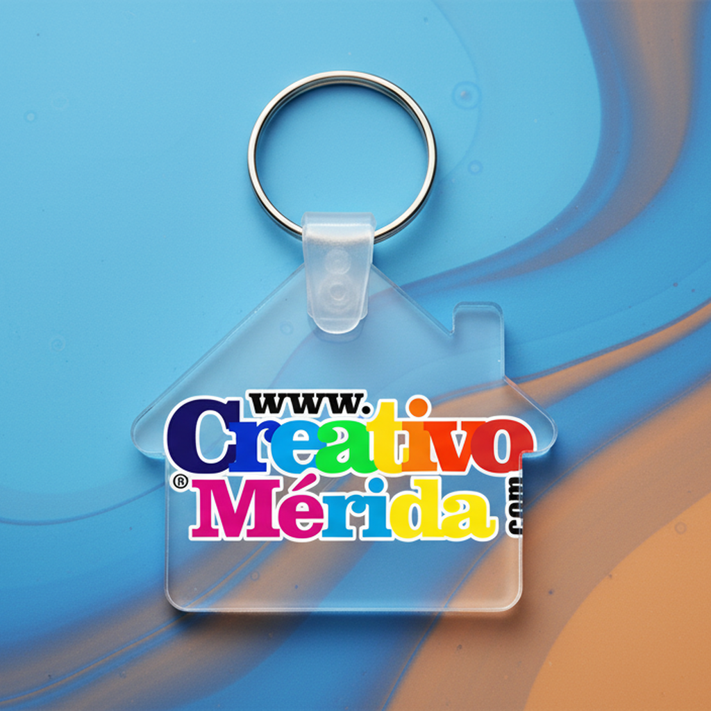 Vista previa 3 de Llavero de Acrílico Casa