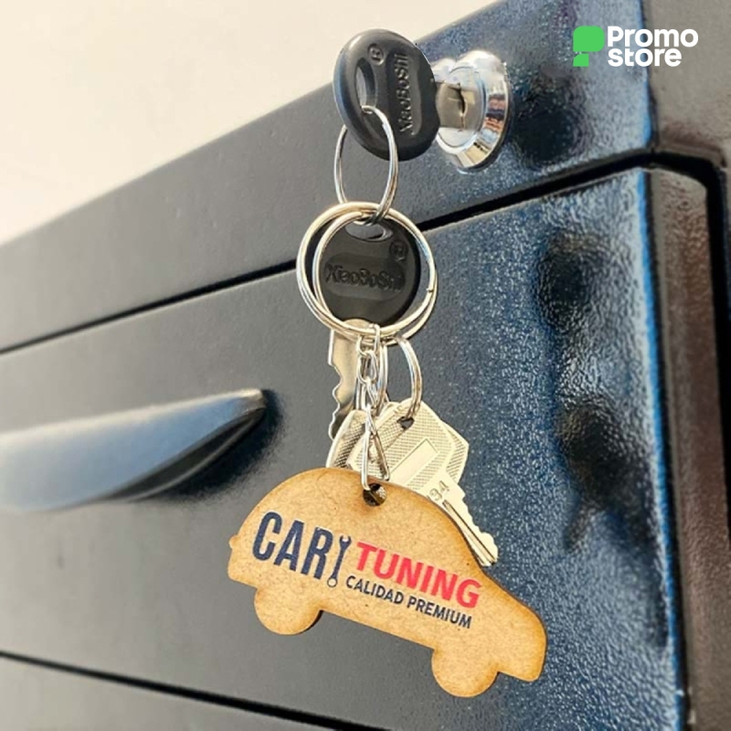 Vista previa de Llavero MDF de Carro 2