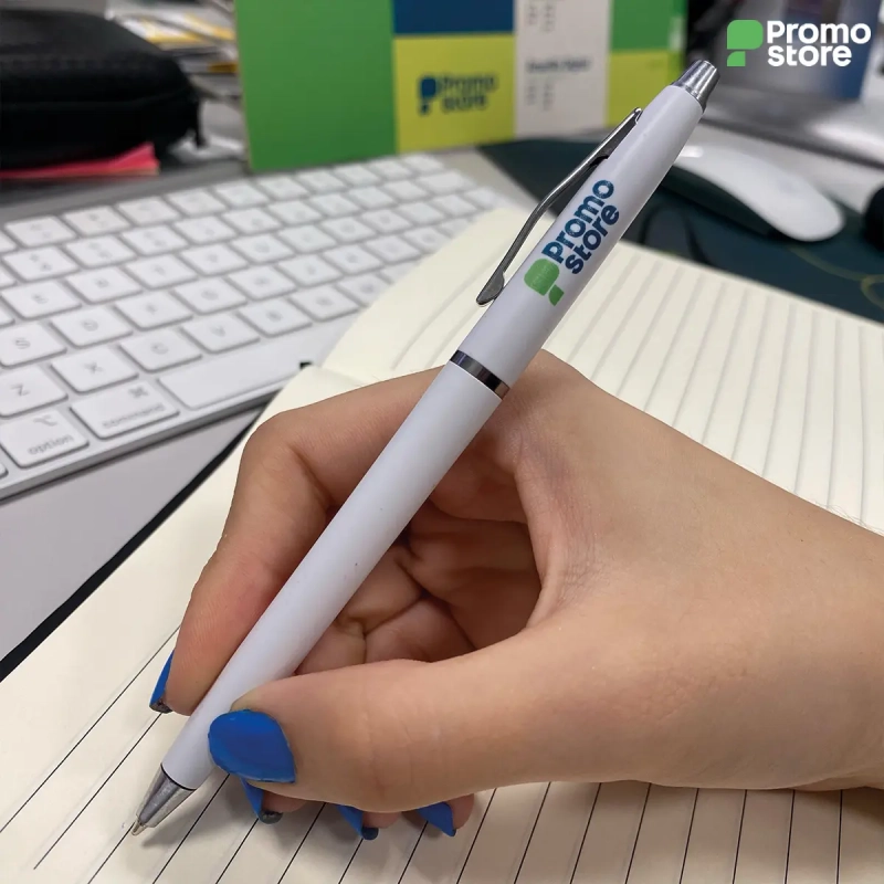 Vista previa de Bolígrafo lux blanco 2