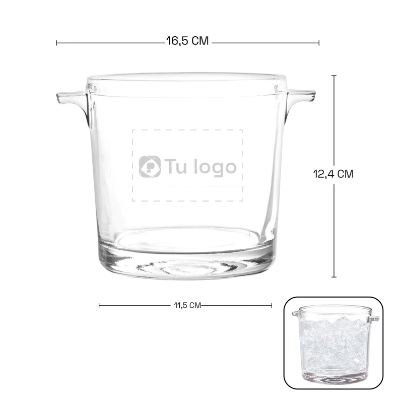 Vista previa de Hielera de cristal 35oz 3