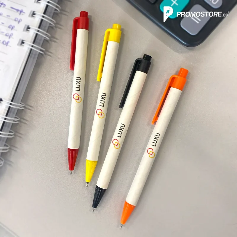 Vista previa de Bolígrafo Ecológico white 2