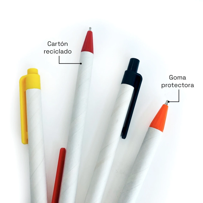Vista previa de Bolígrafo Ecológico white 4