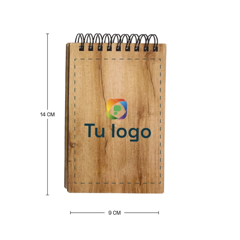 Vista previa de Mini Libreta Premium MDF laminado A6 4