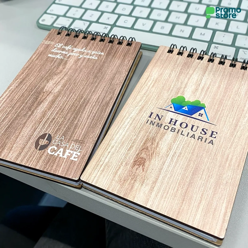 Vista previa de Mini Libreta Premium MDF laminado A6 3