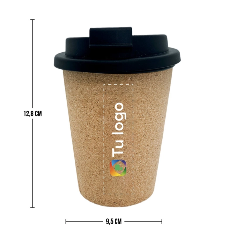 Vista previa de Mug de corcho 300ml 5