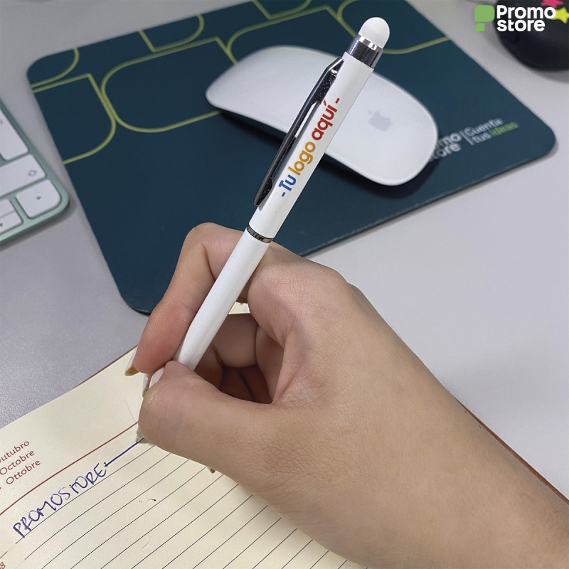 Vista previa de Bolígrafo Milas Touch Metálico 4