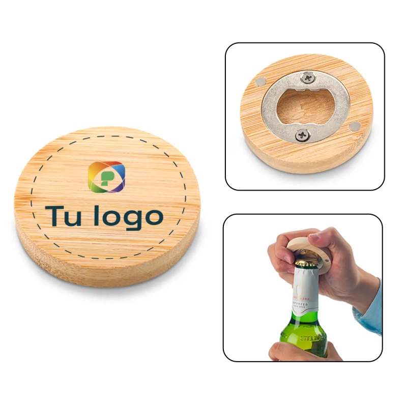 Destapador imantado Bambú