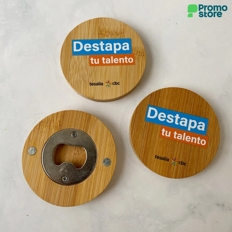 Vista previa de Destapador imantado Bambú 2