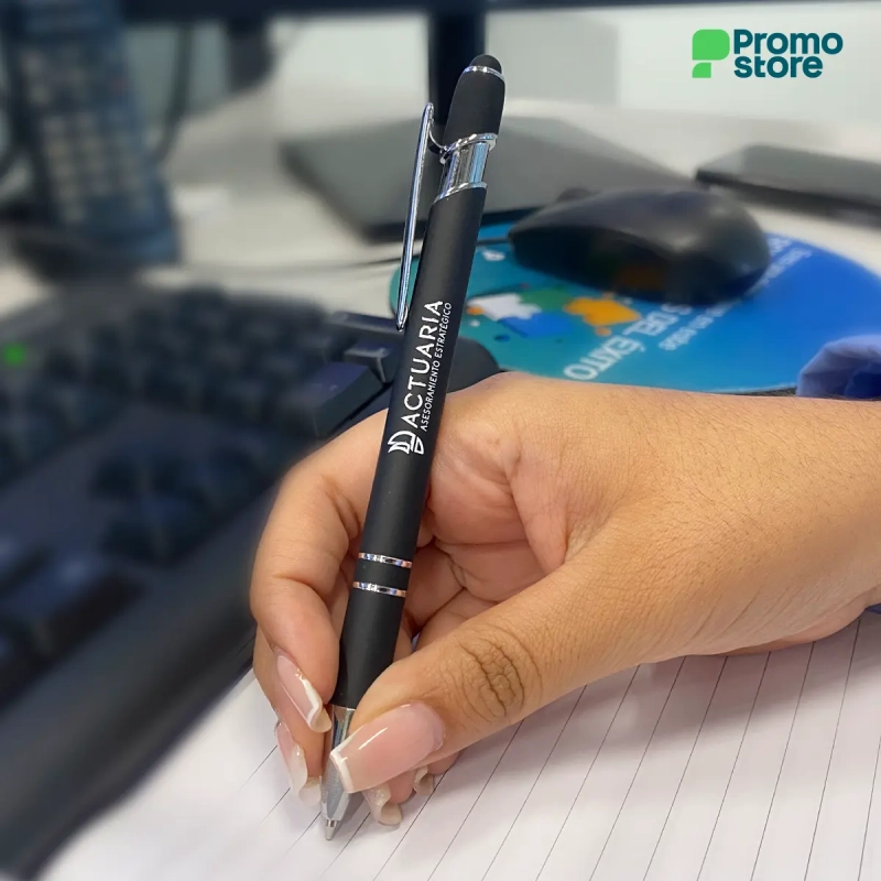 Vista previa de Bolígrafo Metálico Elegant Touch 3