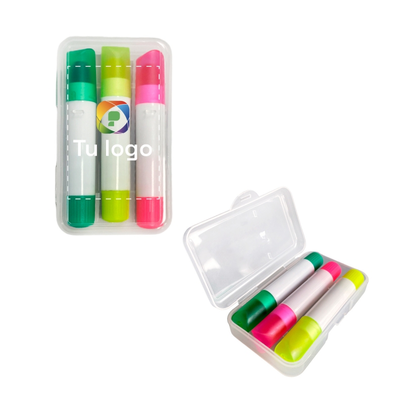 Set resaltadores 3 colores