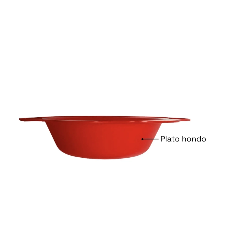 Vista previa 4 de Plato plástico Flower