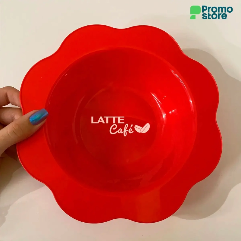 Vista previa 2 de Plato plástico Flower