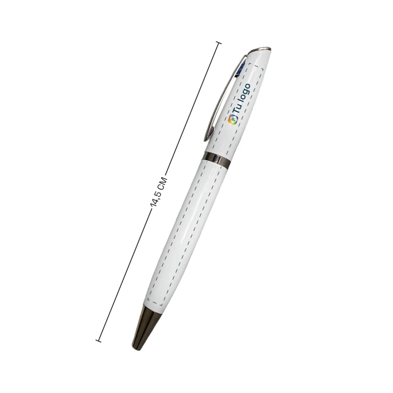 Vista previa de Bolígrafo White Elegant 3