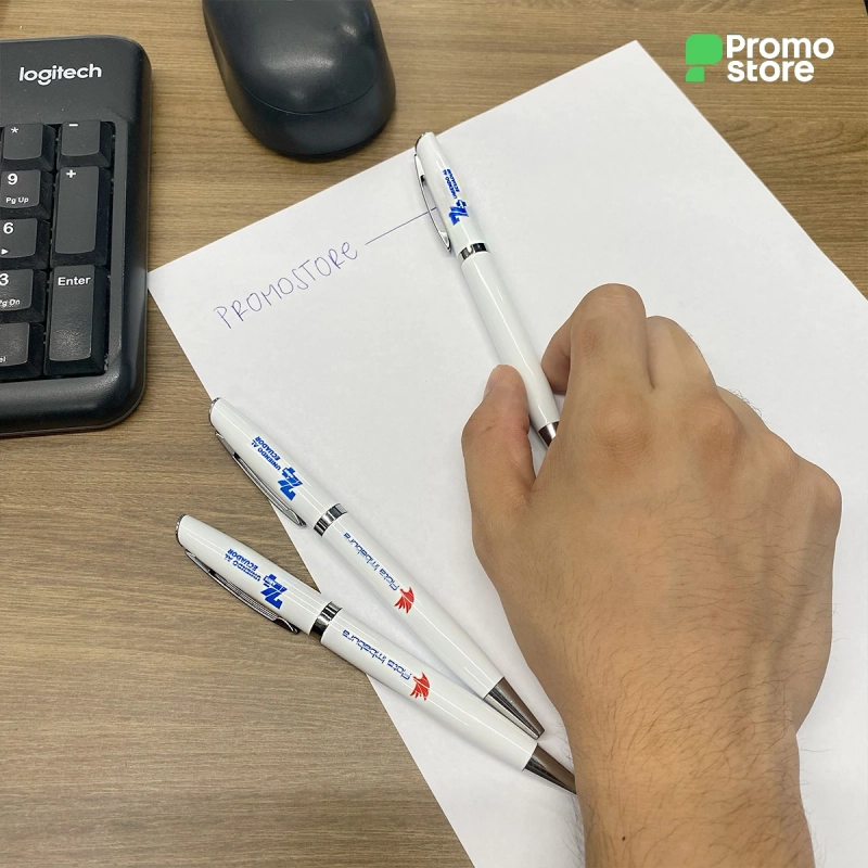 Vista previa de Bolígrafo White Elegant 2