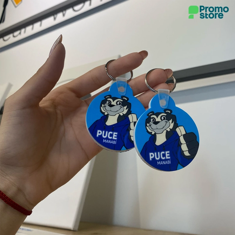 Vista previa de Llavero Pvc flexible Full color 2