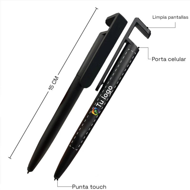 Vista previa de Bolígrafo Multifunción Porta celular 5