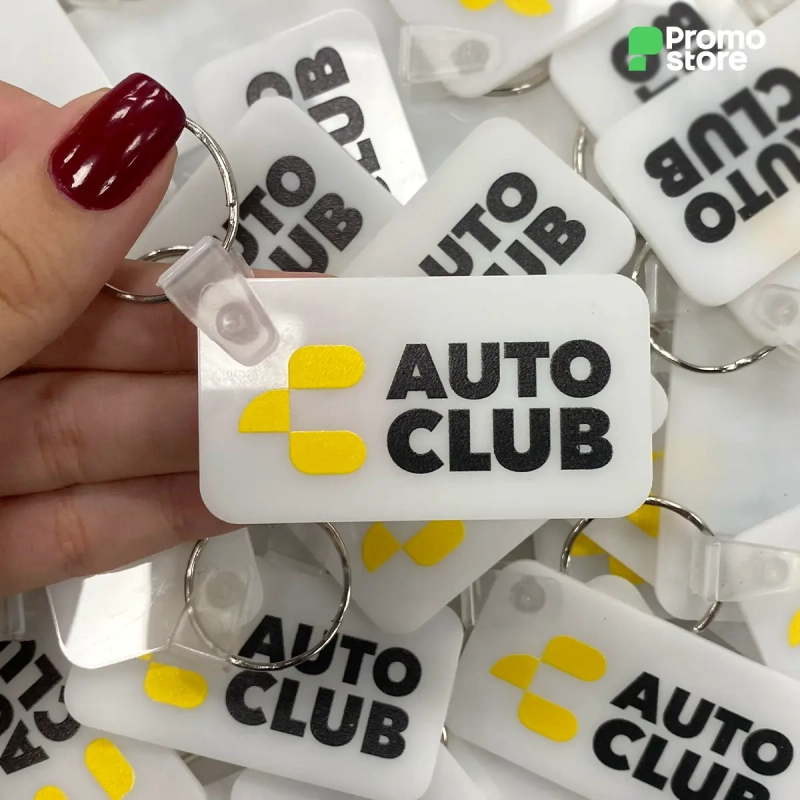 Vista previa de Llavero acrílico rectangular 6