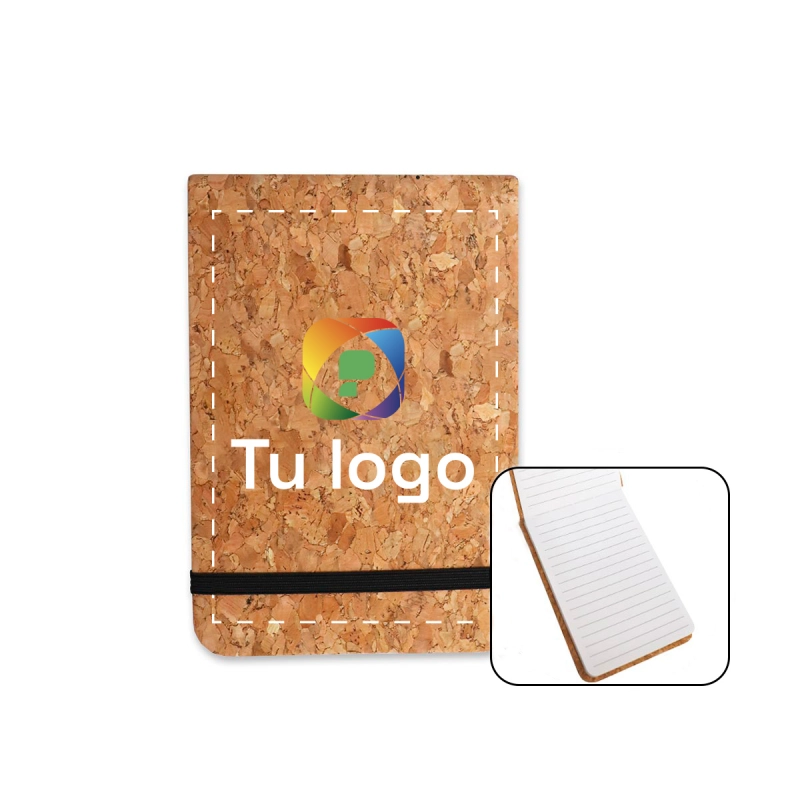 Libreta mini de corcho 9×13,2cm