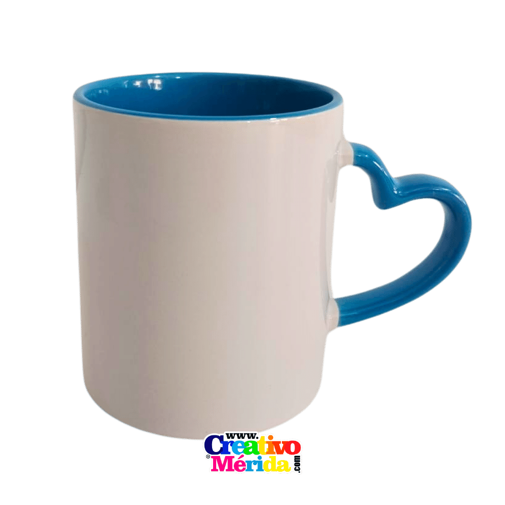 Taza con asa de corazón