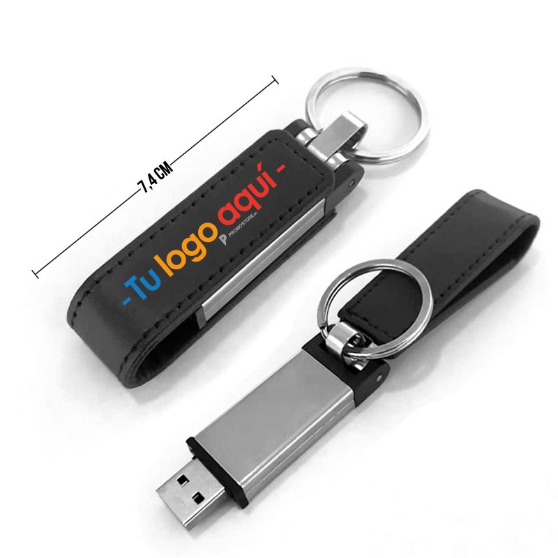 Vista previa de Pendrive Llavero Top Cuero 3