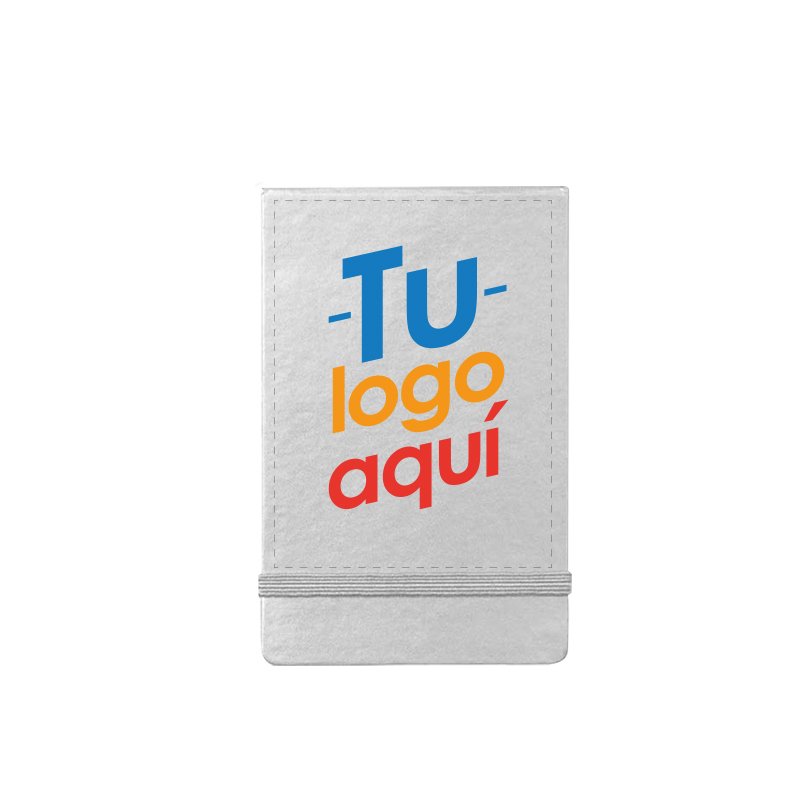 Mini Libreta Bolsillo Silver 9 x 14 cm