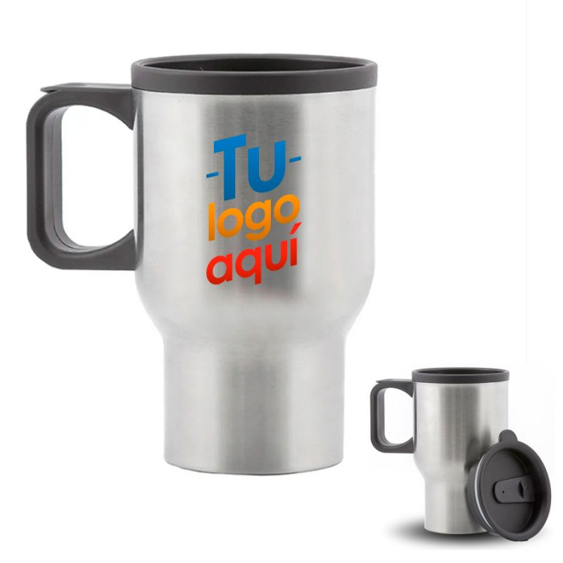 Mug Metálico Iris 400 ml.