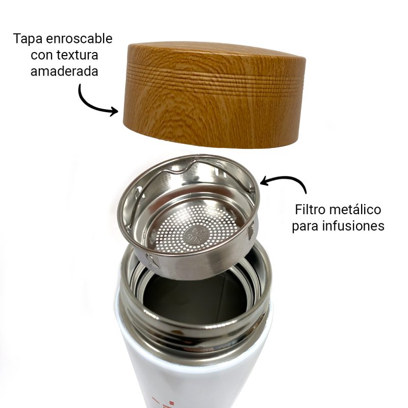 Vista previa de Tomatodo Metálico Infu 500mml 2