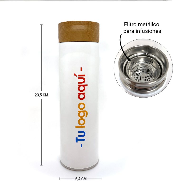 Vista previa de Tomatodo Metálico Infu 500mml 3